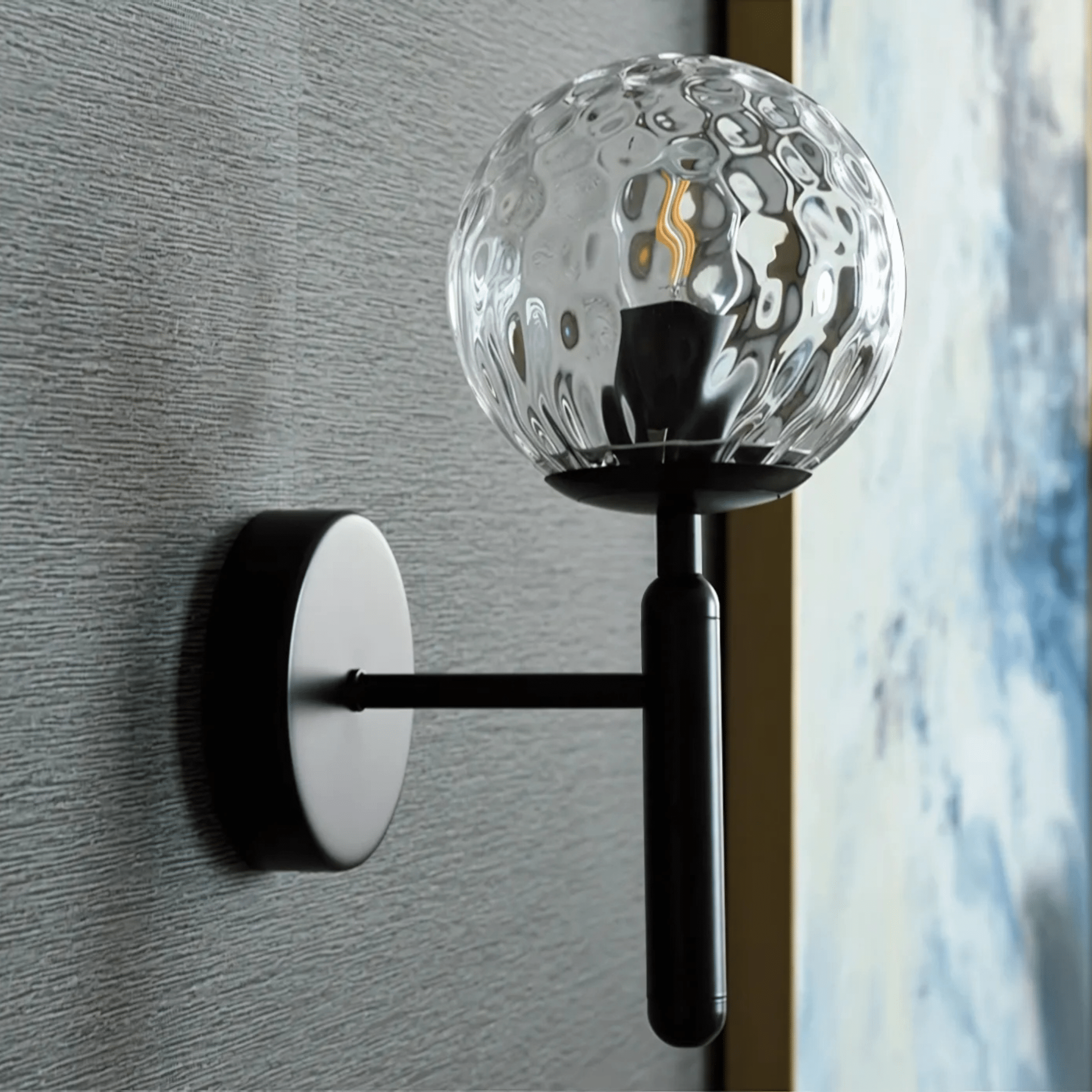 Bauer Black Wall Light - Hestia + Co.