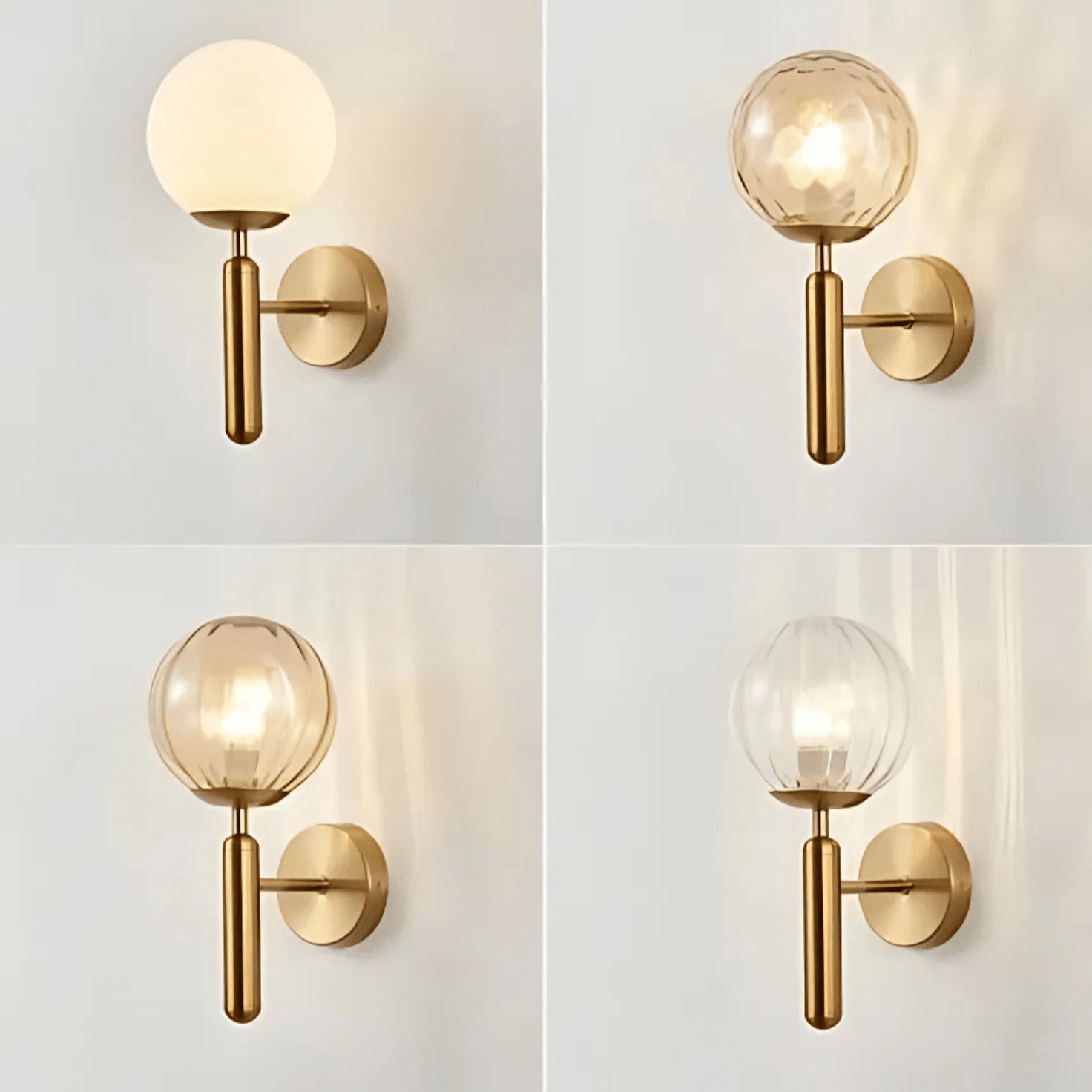 Bauer Brass Wall Light - Hestia + Co.