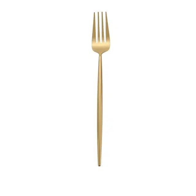 Brushed Gold Cutlery Set - Hestia + Co.