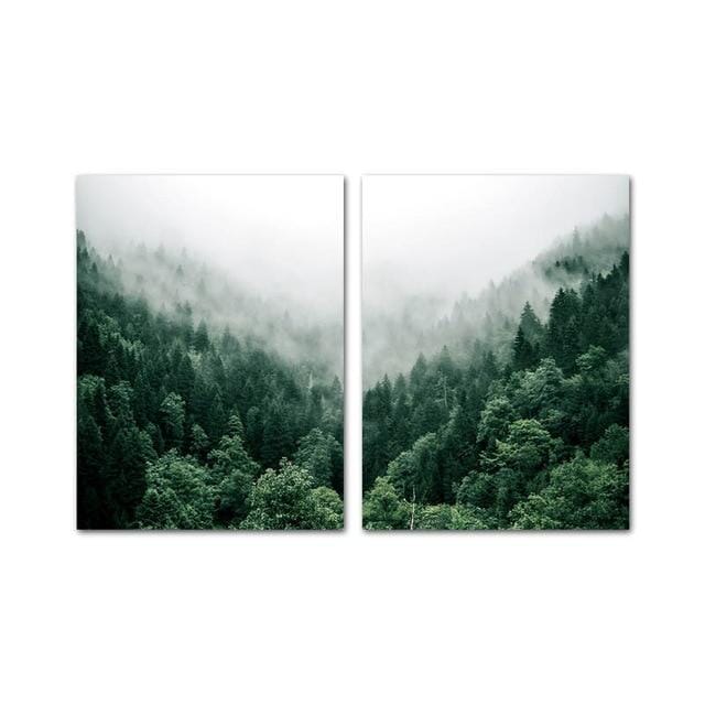 Foggy Forest Print - Hestia + Co.