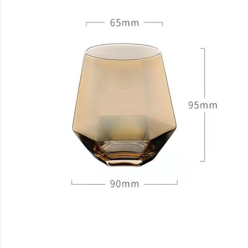 Hexagonal glass Pitcher set - Hestia + Co.