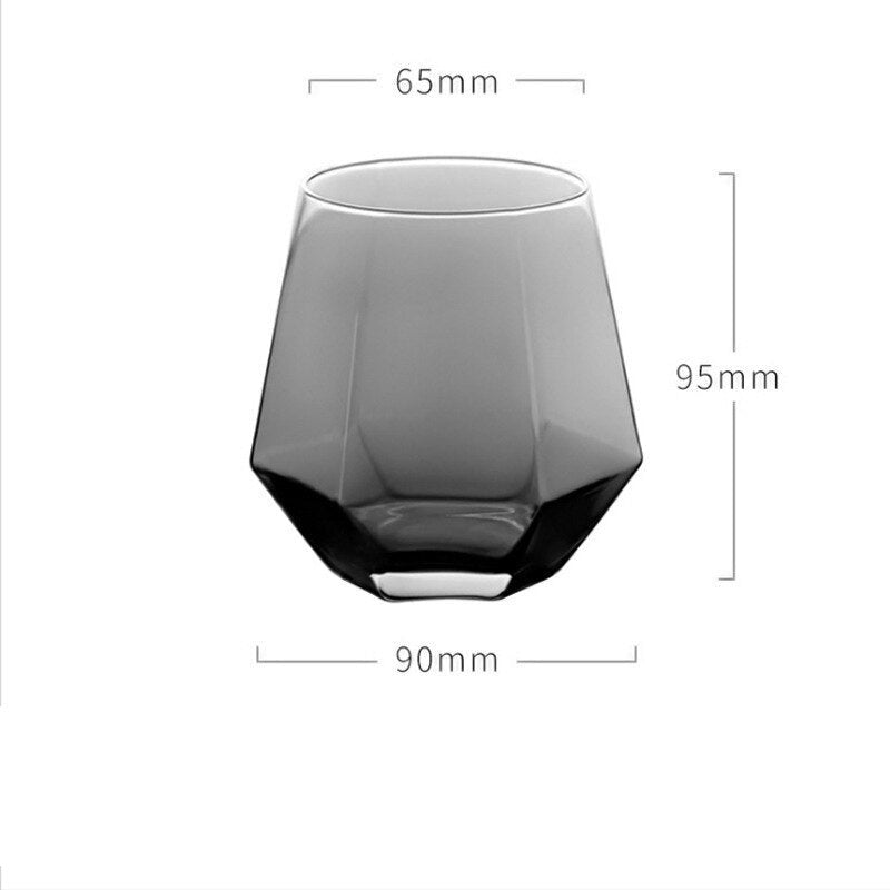 Hexagonal glass Pitcher set - Hestia + Co.