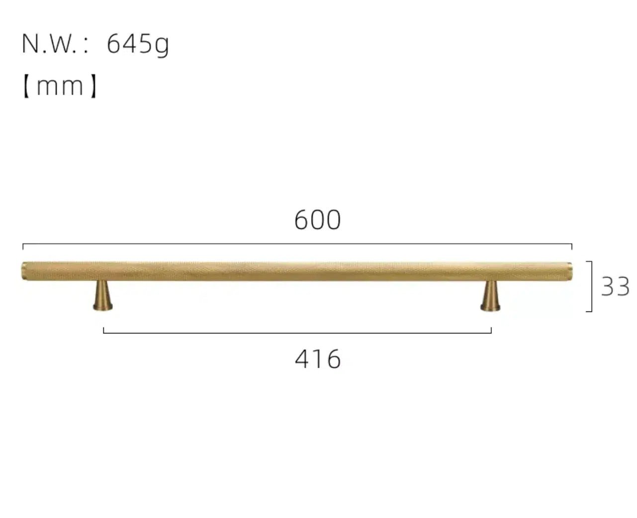 Knurled Handles - Hestia + Co.