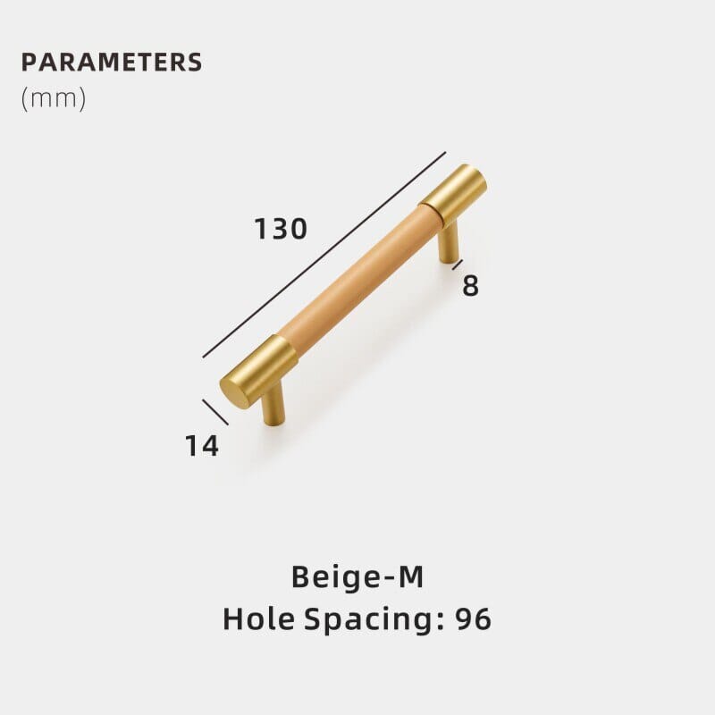 Leather Handle - Hestia + Co.