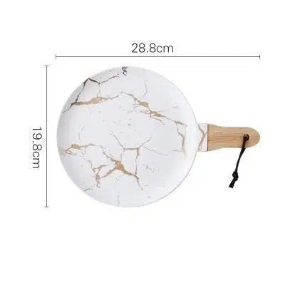 Marble Glaze Ceramic Party Tableware - Hestia + Co.