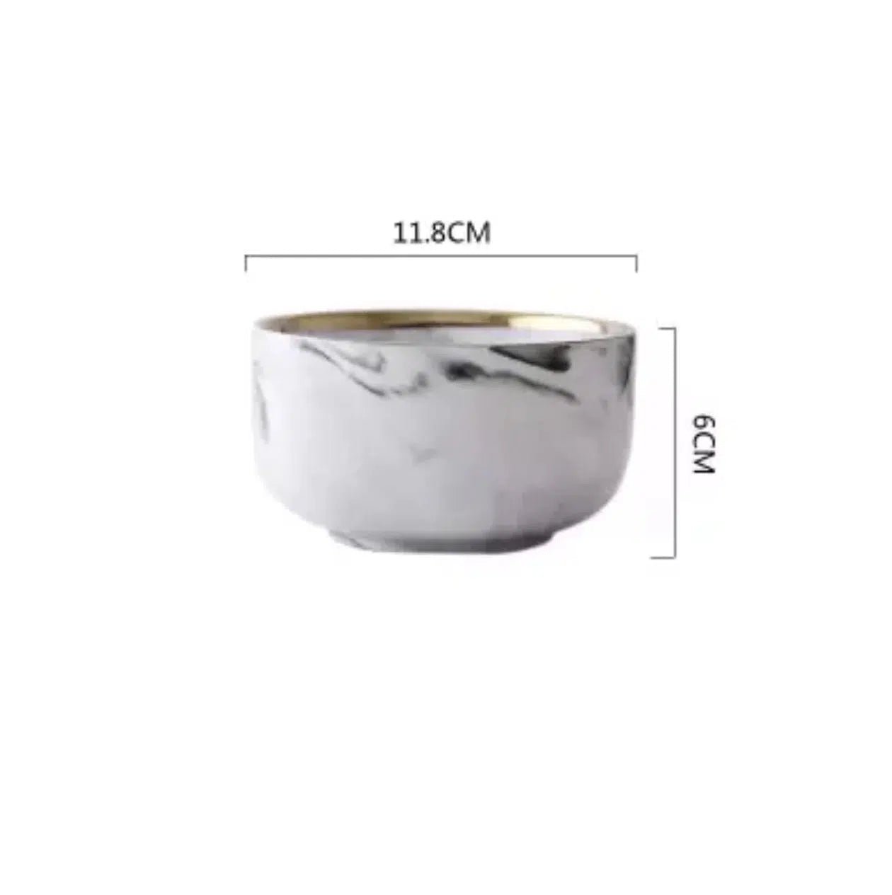 Marble Pattern Porcelain Plate Set - Hestia + Co.