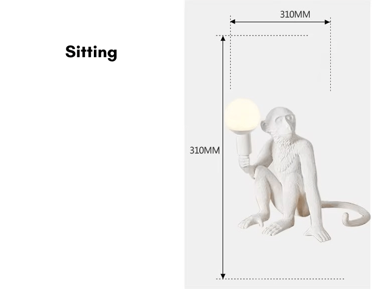 Monkey Lamp - Hestia + Co.