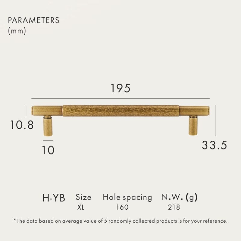 Satin Akzo Handle - Hestia + Co.