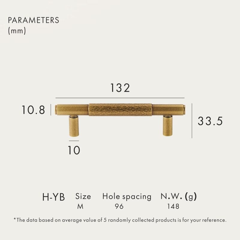 Satin Akzo Handle - Hestia + Co.