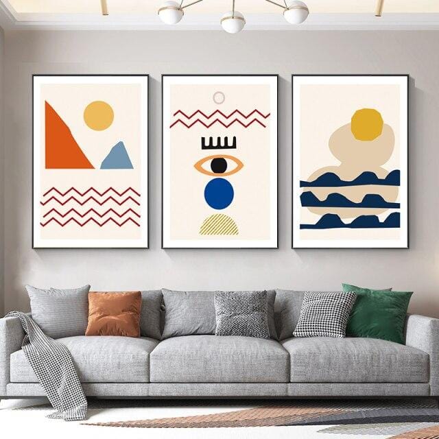 Scandinavian abstract Prints - Hestia + Co.