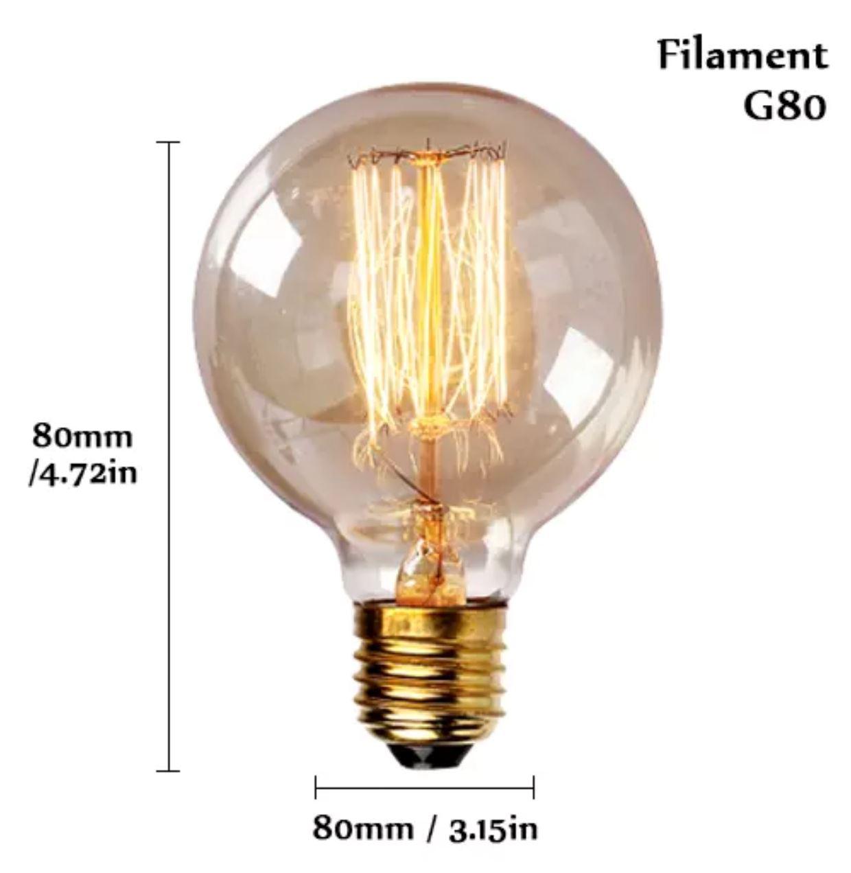 Vintage E27 Filament Light Bulbs - Hestia + Co.