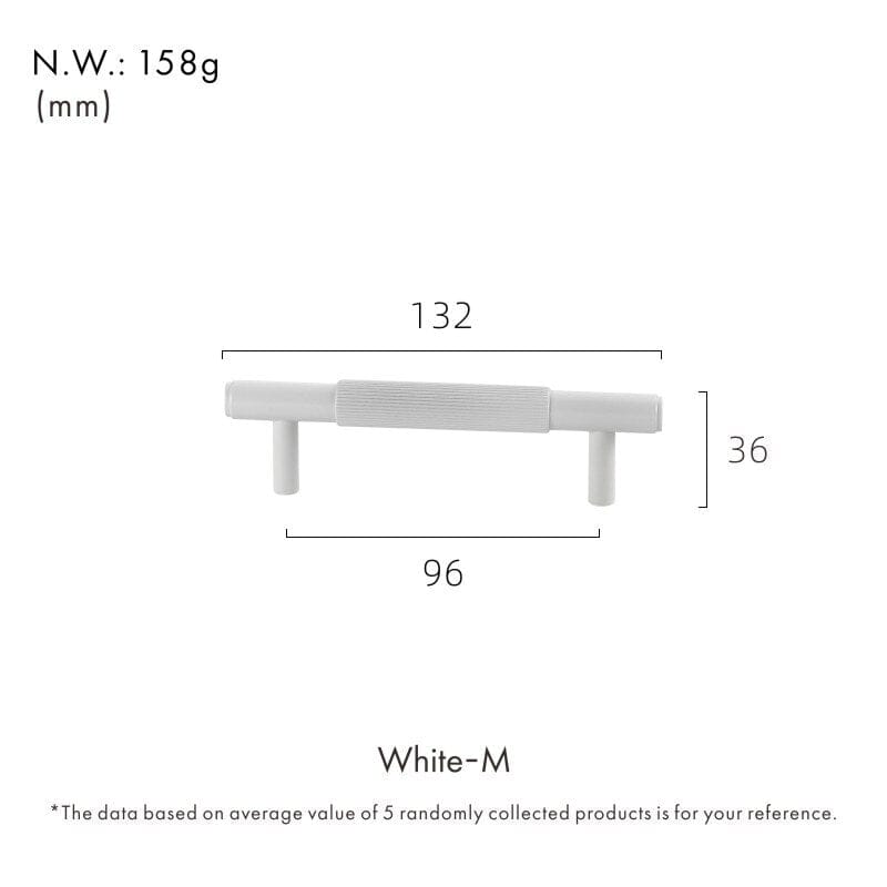 White Intake Handle - Hestia + Co.