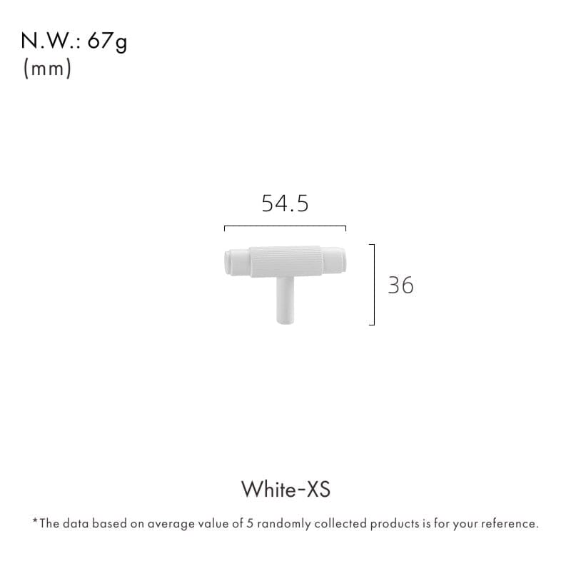 White Intake Handle - Hestia + Co.