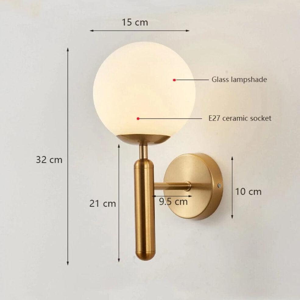 Bauer Black Wall Light - Hestia + Co.