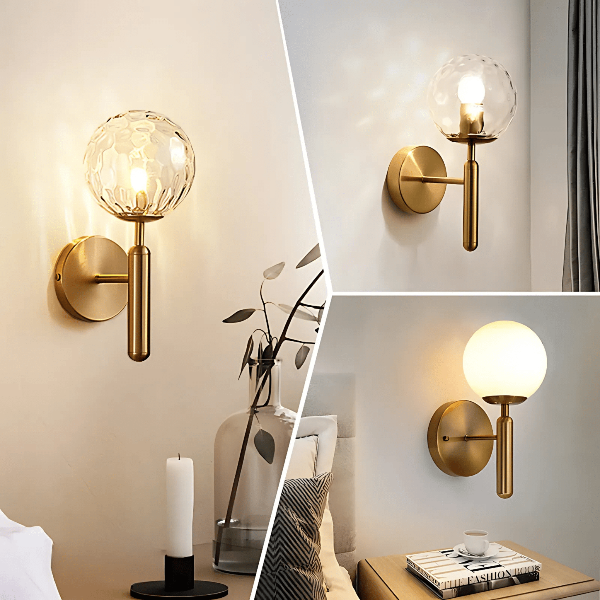 Bauer Brass Wall Light - Hestia + Co.