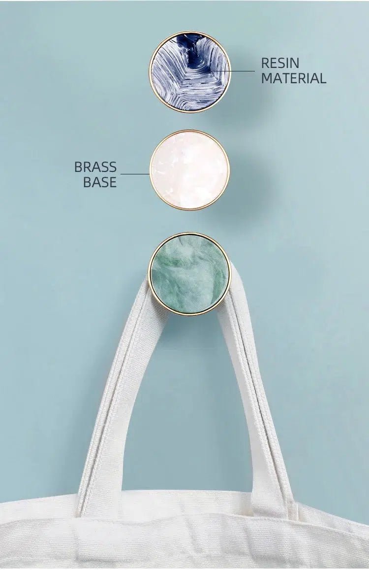 Brass and Stone Handles - Hestia + Co.