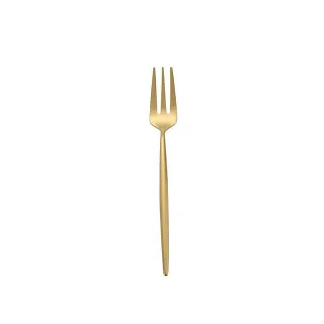 Brushed Gold Cutlery Set - Hestia + Co.