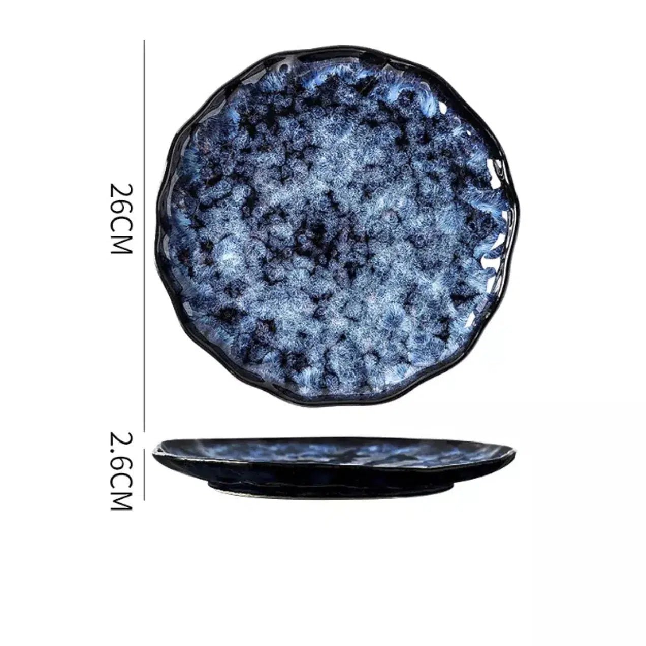 Cat Blue Japanese style Tableware - Hestia + Co.