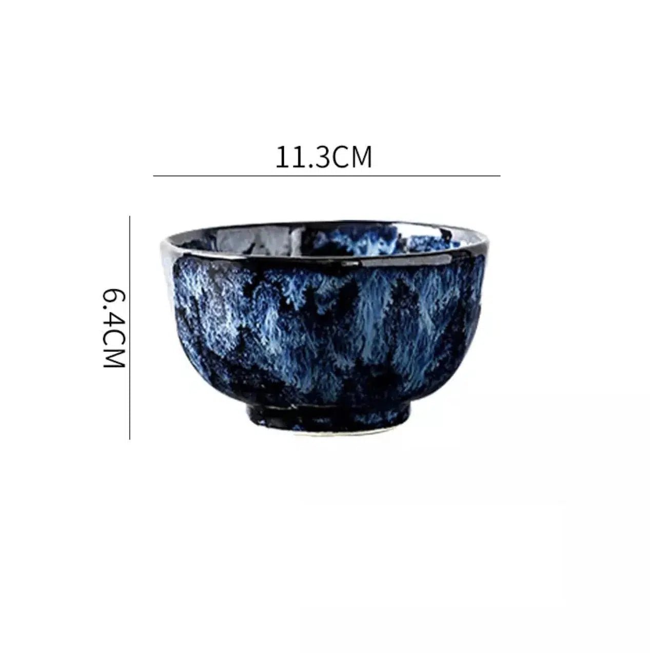 Cat Blue Japanese style Tableware - Hestia + Co.