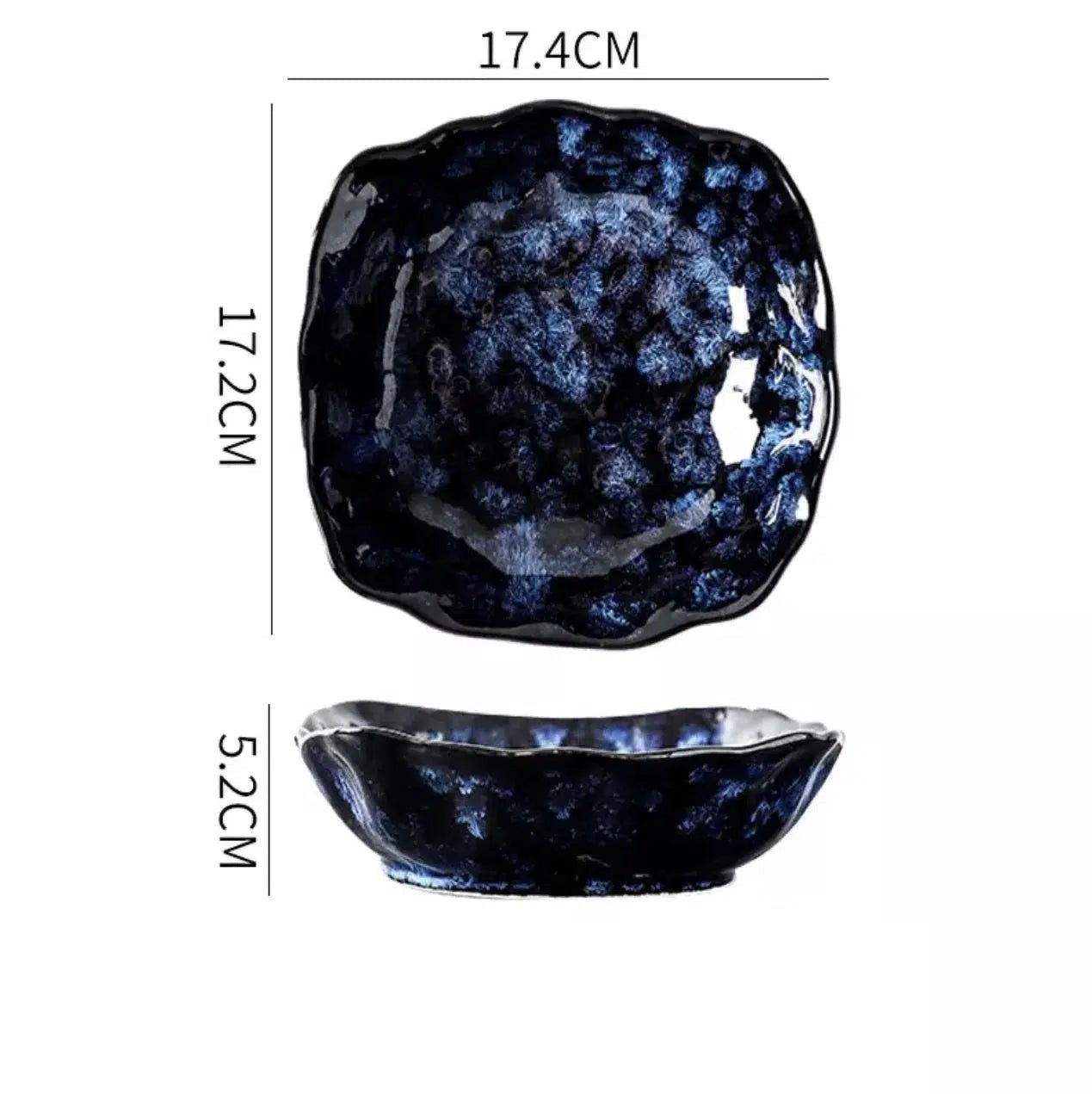 Cat Blue Japanese style Tableware - Hestia + Co.