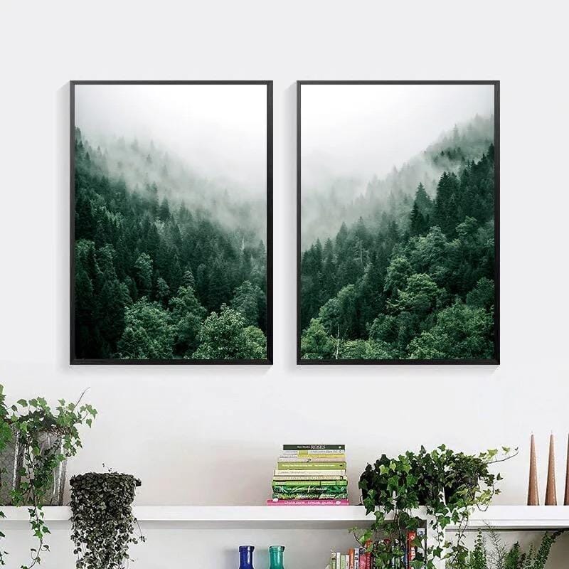 Foggy Forest Print - Hestia + Co.