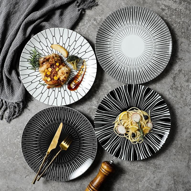 Geo Ceramic Plates - Hestia + Co.