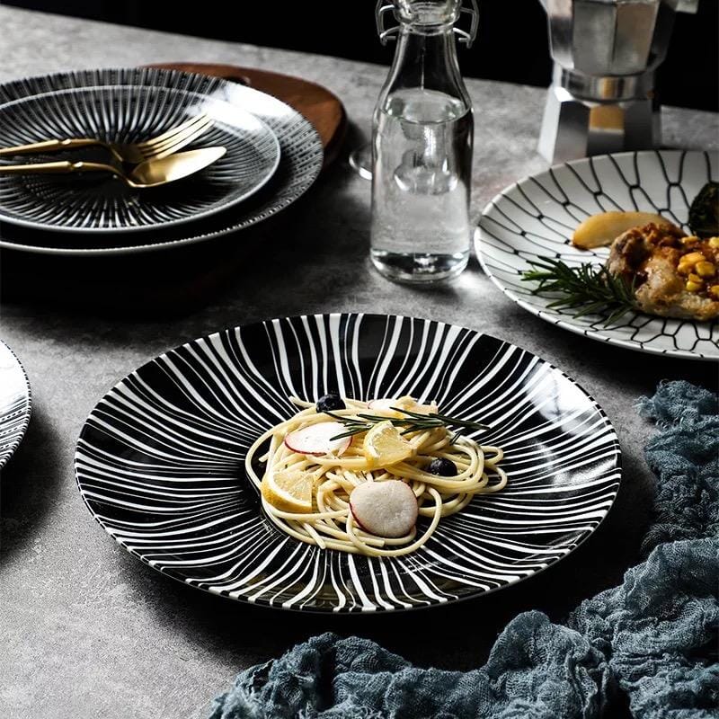 Geo Ceramic Plates - Hestia + Co.