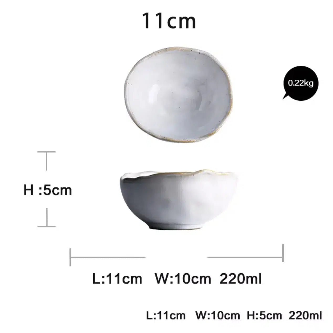 Irregular White Ceramic Plates + Dishes - Hestia + Co.