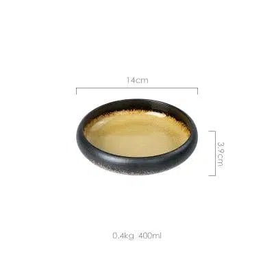 Japanese Glaze Ceramic Plates - Hestia + Co.