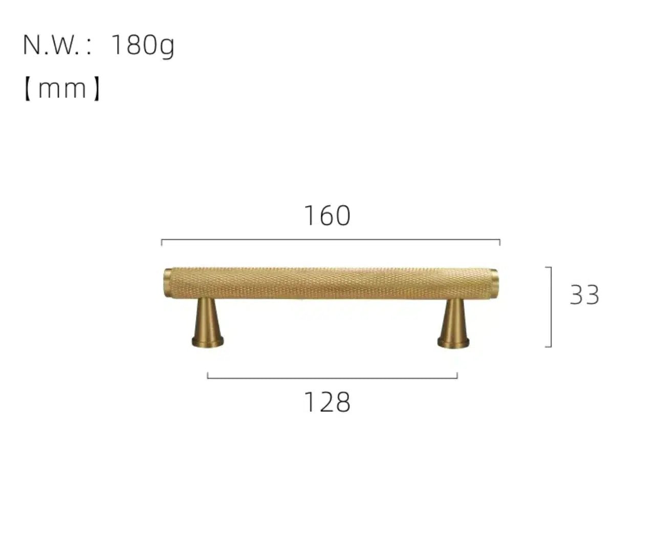 Knurled Handles - Hestia + Co.