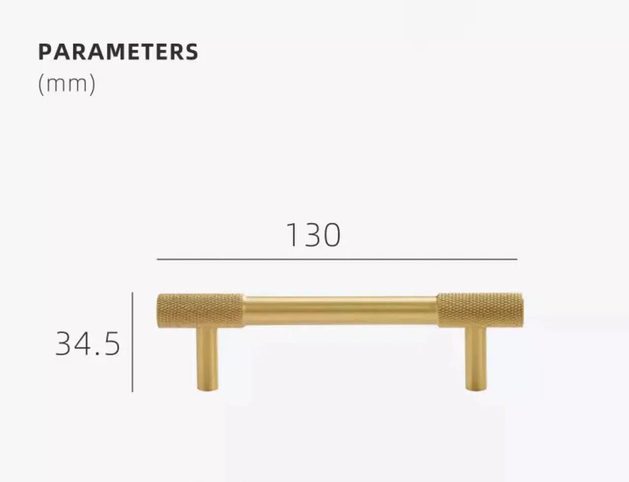 Knurled Tip Handles - Hestia + Co.