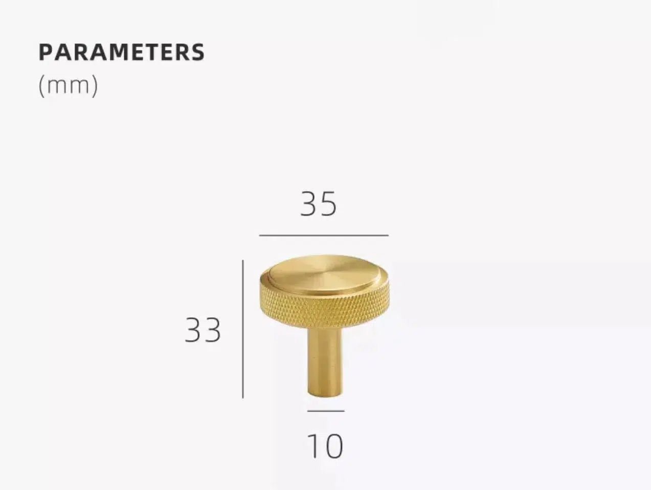 Knurled Tip Handles - Hestia + Co.