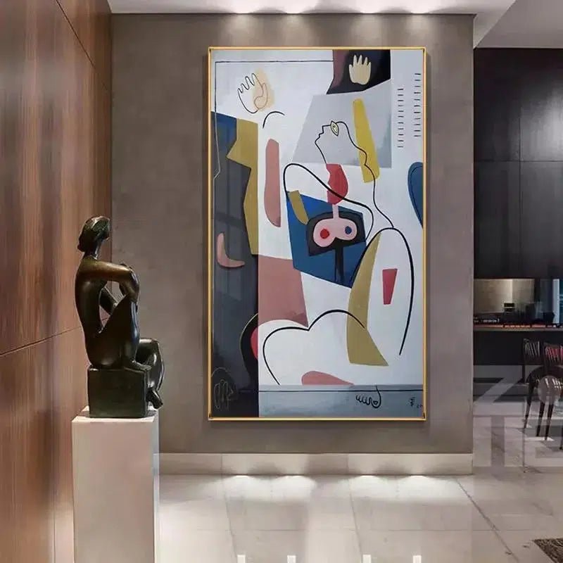 Lady Line Drawing Print - Hestia + Co.