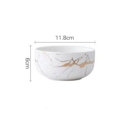 Marble Glaze Ceramic Party Tableware - Hestia + Co.
