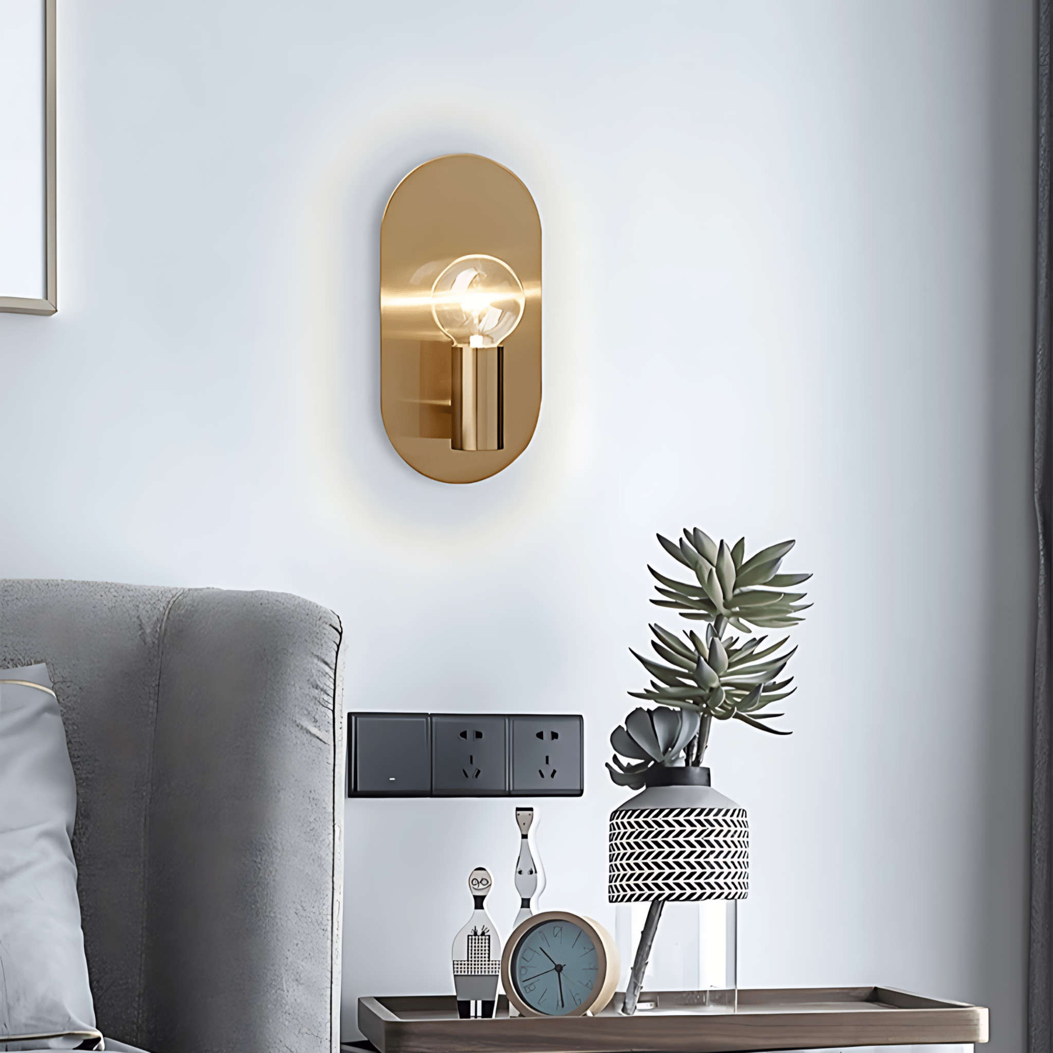 Oval Wall Light - Hestia + Co.