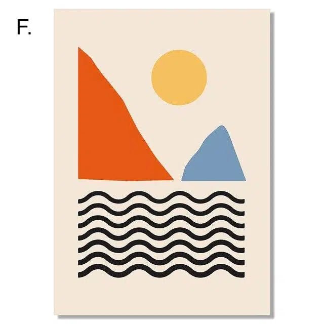 Sail minimalist prints - Hestia + Co.