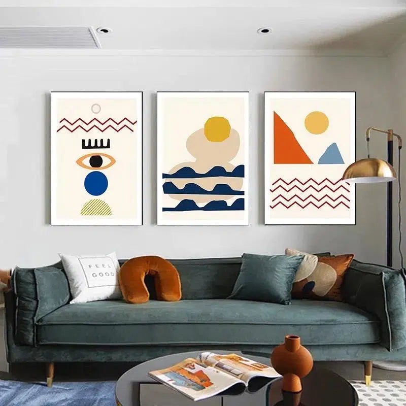 Scandinavian abstract Prints - Hestia + Co.