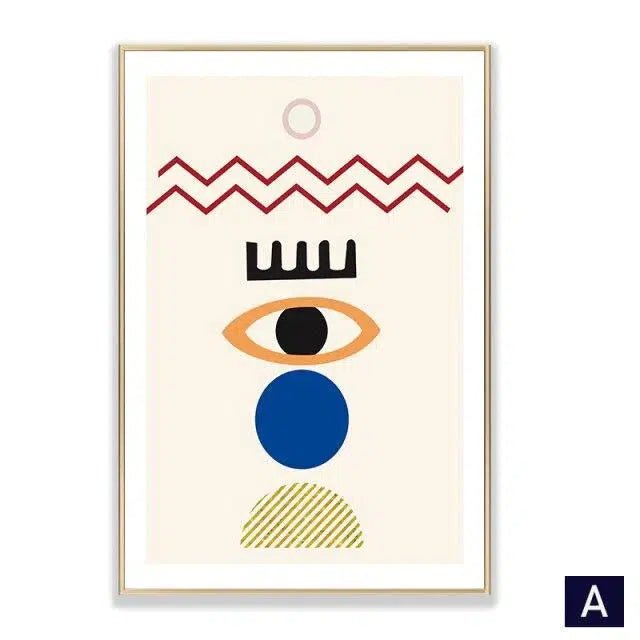 Scandinavian abstract Prints - Hestia + Co.