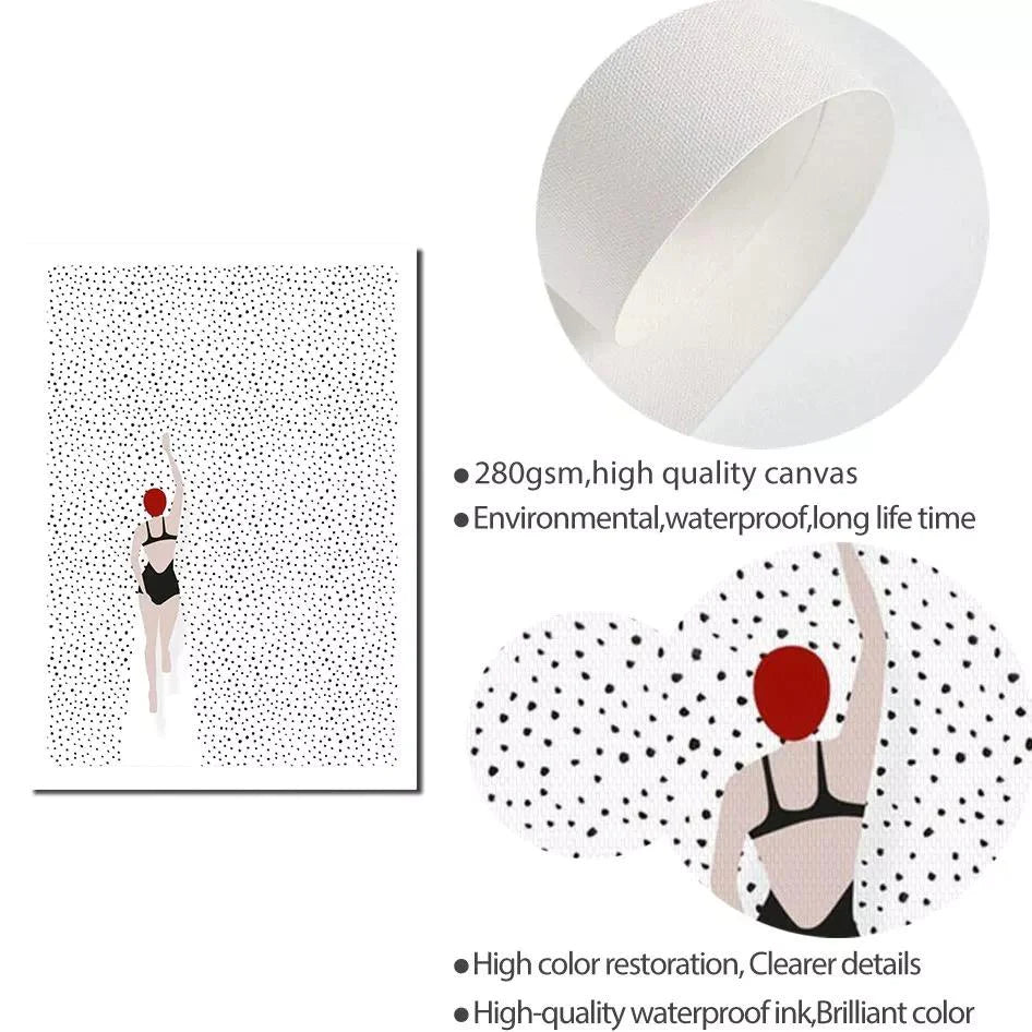 Swimmer Print - Hestia + Co.