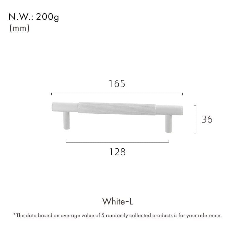 White Intake Handle - Hestia + Co.